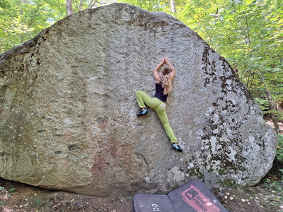 ... Sophie klettern Perle rare, ein wunderbarer 6a Boulder