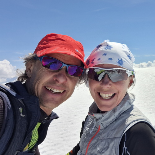 Barbara und Peter auf der Granta Parey