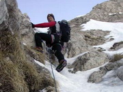 Pointe d'Arcalod über das Westcouloir