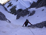 Pointe d'Arcalod über das Westcouloir