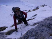 Pointe d'Arcalod über das Westcouloir