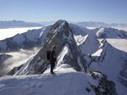 Pointe d'Arcalod über das Westcouloir