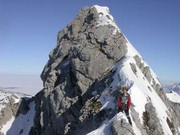 Pointe d'Arcalod über das Westcouloir