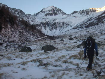 Winterbergsteigen am Hochstubofen - Ostkarfall und Ostwandrinne