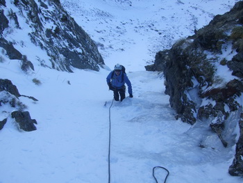 Winterbergsteigen am Hochstubofen - Ostkarfall und Ostwandrinne