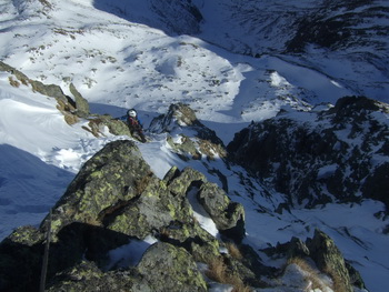 Winterbergsteigen am Hochstubofen - Ostkarfall und Ostwandrinne