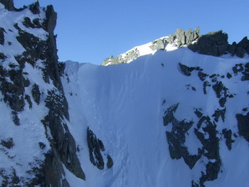 Winterbergsteigen am Hochstubofen - Ostkarfall und Ostwandrinne