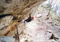 Peter beim Bouldern