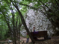 Klettergebiet/Klettergarten Kal-Koritnica (Soca Tal)