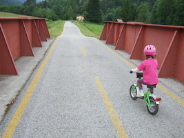 Bahntrassenradweg Pontebbana - Radweg, Teilstück Ugovizza bis Pontebba