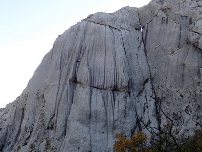 Familienklettern im Klettergebiet Vaganac