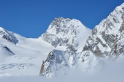 das Rimpfischhorn von der Britannia Hütte aus gesehen