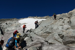 Hochtour Ankogel 3252m über das Kleinelendkees und den Nordostgrat