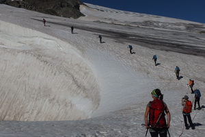 Hochtour Ankogel 3252m über das Kleinelendkees und den Nordostgrat