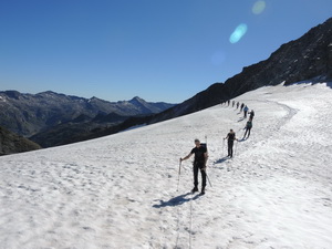 Hochtour Ankogel 3252m über das Kleinelendkees und den Nordostgrat