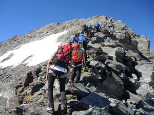 Hochtour Ankogel 3252m über das Kleinelendkees und den Nordostgrat