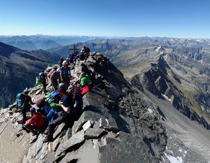 Hochtour Ankogel 3252m über das Kleinelendkees und den Nordostgrat