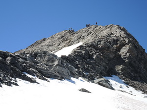 Hochtour Ankogel 3252m über das Kleinelendkees und den Nordostgrat