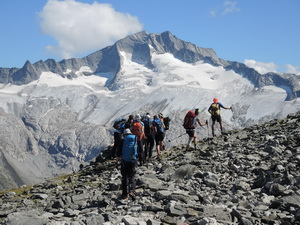 Hochtour Ankogel 3252m über das Kleinelendkees und den Nordostgrat