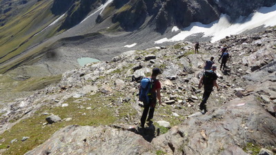 Überschreitung Goldzechkopf 3042m und Abstieg über Erfurter Weg