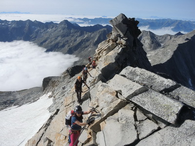 Überschreitung Hochalmspitze über Detmoldergrat