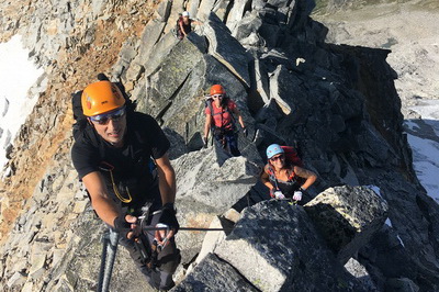 Überschreitung Hochalmspitze über Detmoldergrat