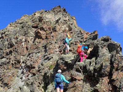 Glödis 3206m - über den SO-Grat Klettersteig auf das Matterhorn von Osttirol