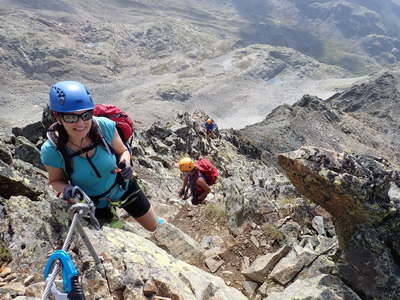 Glödis 3206m - über den SO-Grat Klettersteig auf das Matterhorn von Osttirol