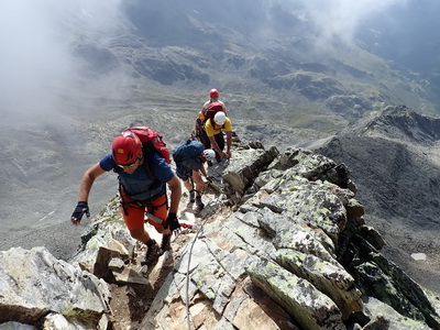 Glödis 3206m - über den SO-Grat Klettersteig auf das Matterhorn von Osttirol