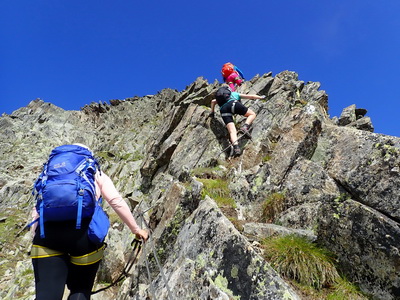 Glödis 3206m - über den SO-Grat Klettersteig auf das Matterhorn von Osttirol