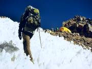 Aufstieg ins Sajama Hochlager (auf ca. 5700 Meter)