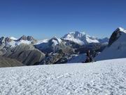 Ishinca 5530 Meter, Überschreitung NW - SO Grat/Rücken