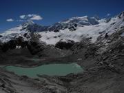 Ishinca 5530 Meter, Überschreitung NW - SO Grat/Rücken