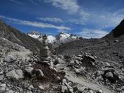 Ishinca 5530 Meter, Überschreitung NW - SO Grat/Rücken