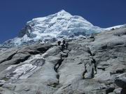 Aufstieg ins Camp 1 auf etwa 5300 Meter