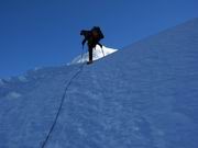 Aufstieg ins Camp 2 auf etwa 5900 Meter