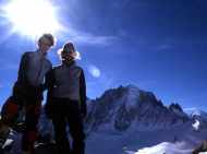 Andy und ich am Col du Passon