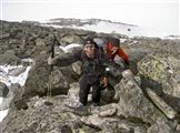Andi und Hans am Blockgrat zum Preimlspitz Gipfel