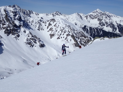 Kettentalkogel über NW Rinne (mit Barbara)