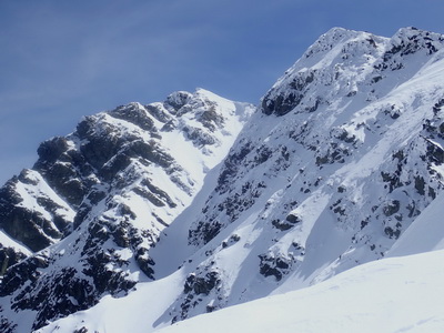 Kettentalkogel über NW Rinne (mit Barbara)