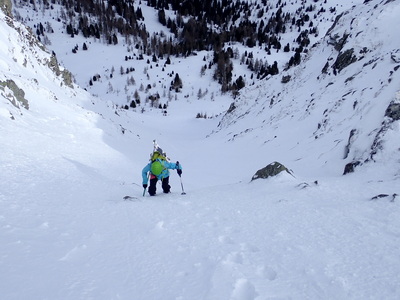 Lärchkogel Nordrinne (mit Barbara)