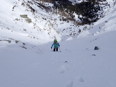 Lärchkogel Nordrinne (mit Barbara)