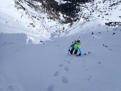 Lärchkogel Nordrinne (mit Barbara)