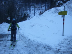 Skitour Lugauer aus dem Hartelsgraben