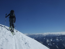 Skitour Lugauer aus dem Hartelsgraben