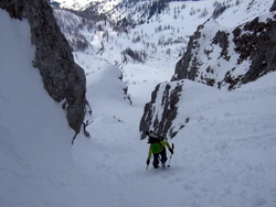 Skitour Hohe Gamsfeldspitze Westrinne