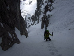 Skitour Hohe Gamsfeldspitze Westrinne