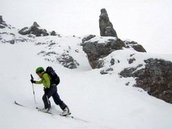 Skitour Hohe Gamsfeldspitze Westrinne