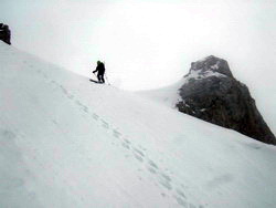 Skitour Hohe Gamsfeldspitze Westrinne