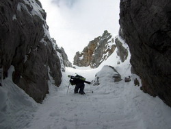 Skitour Hohe Gamsfeldspitze Westrinne